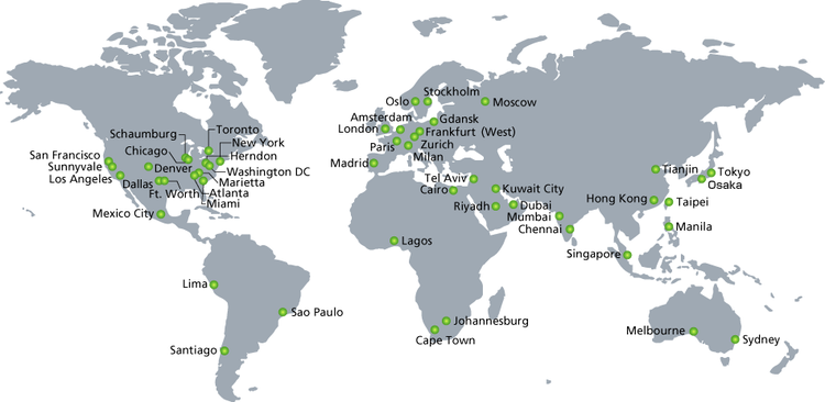 グローバル規模での安定したネットワーク接続基盤