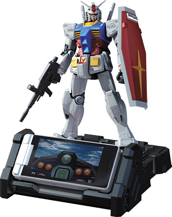 「RX-78-2ガンダム」オリジナルプラモデル＆945SH G Ver.GP30th専用充電ベース