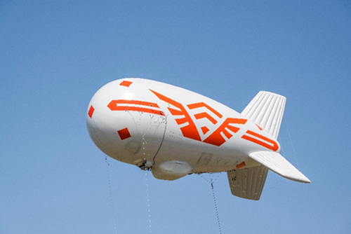 図2：実証実験で使用したAltaerosの高高度係留気球