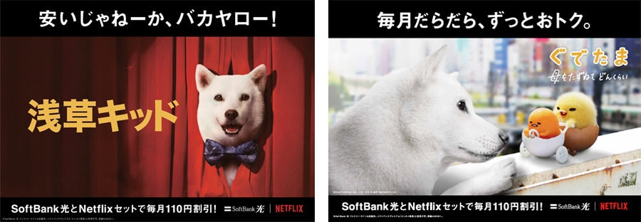 「SoftBank 光 Netflixパック」のイメージビジュアル