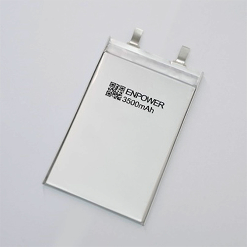 電池パックに使用したEnpower Japan製のリチウム金属電池セル
