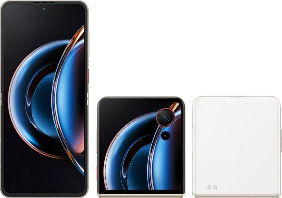 nubia Flip 3（ZTE製）ホワイト