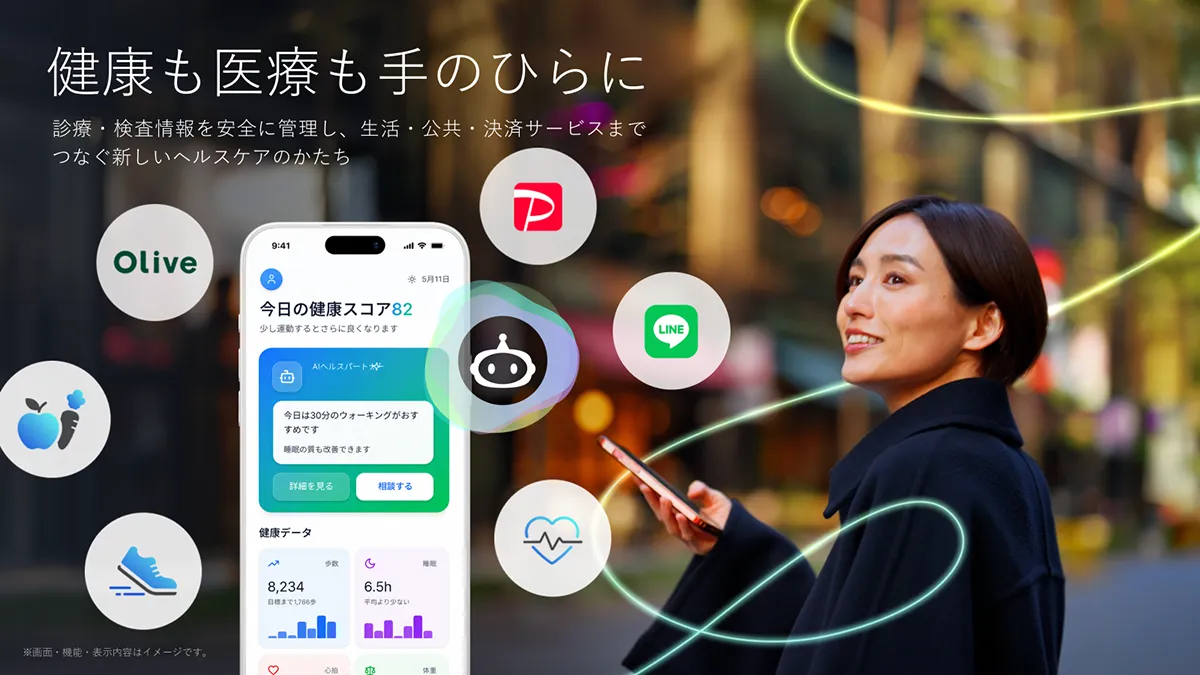 健康も医療も手のひらに