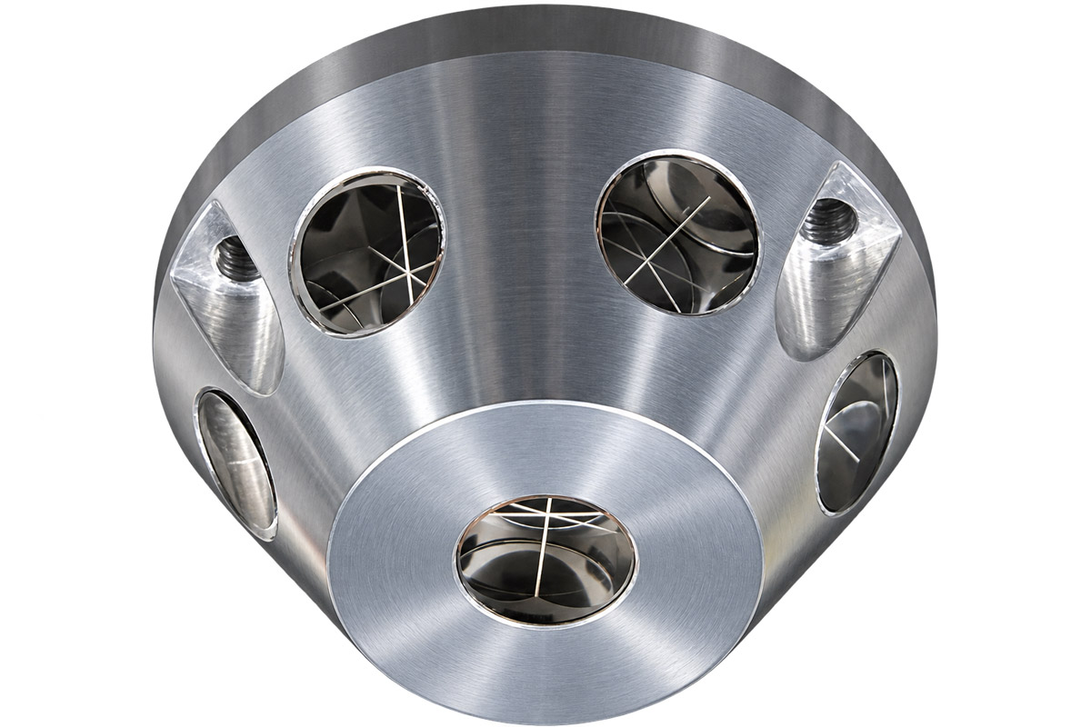 コーナーキューブ反射鏡を配置した反射装置