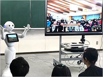 被災地へ笑顔を届けるPepper 2018年度