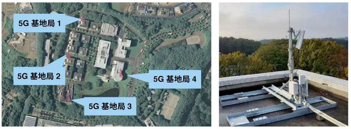SFC内の5Gのネットワーク／5Gの基地局 | ソフトバンク×慶應義塾大学SFC研究所 「デジタルツイン・キャンパス ラボ」を始動