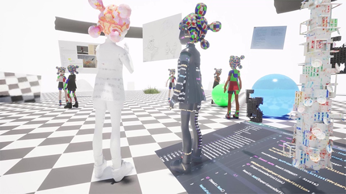Image of the Virtual Campus on the Metaverse