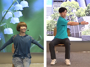 morning yoga sessions are held once a month, and evening sessions every two months