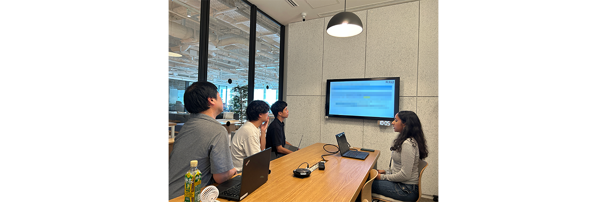 Presenting my findings to the Wireless Systems Department.