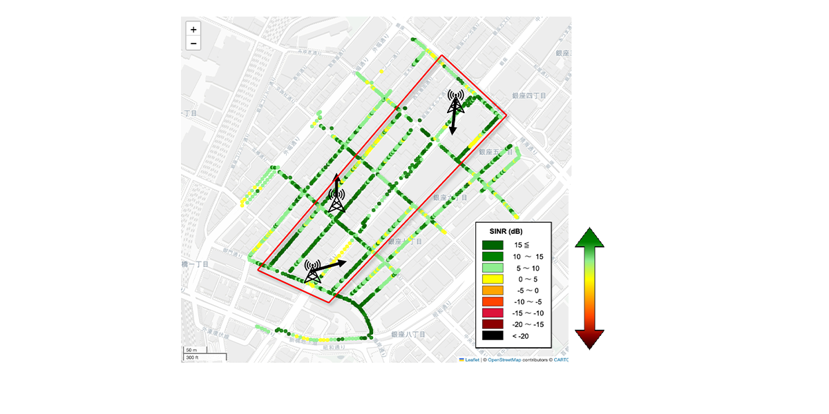 Communication Quality (SINR) Map
