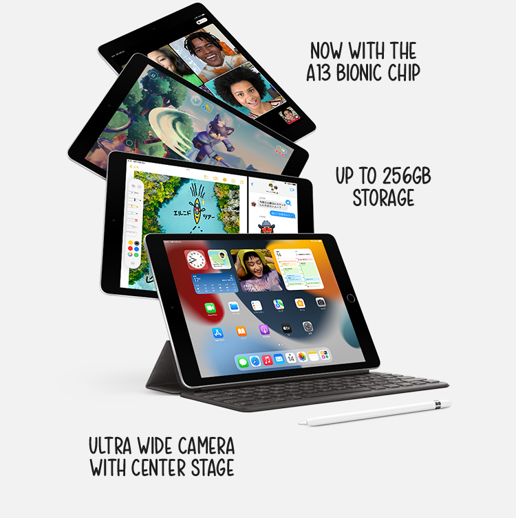 23040円 公式の Apple iPad 第9世代 A13 Bionic 10.2型 Wi-Fi …