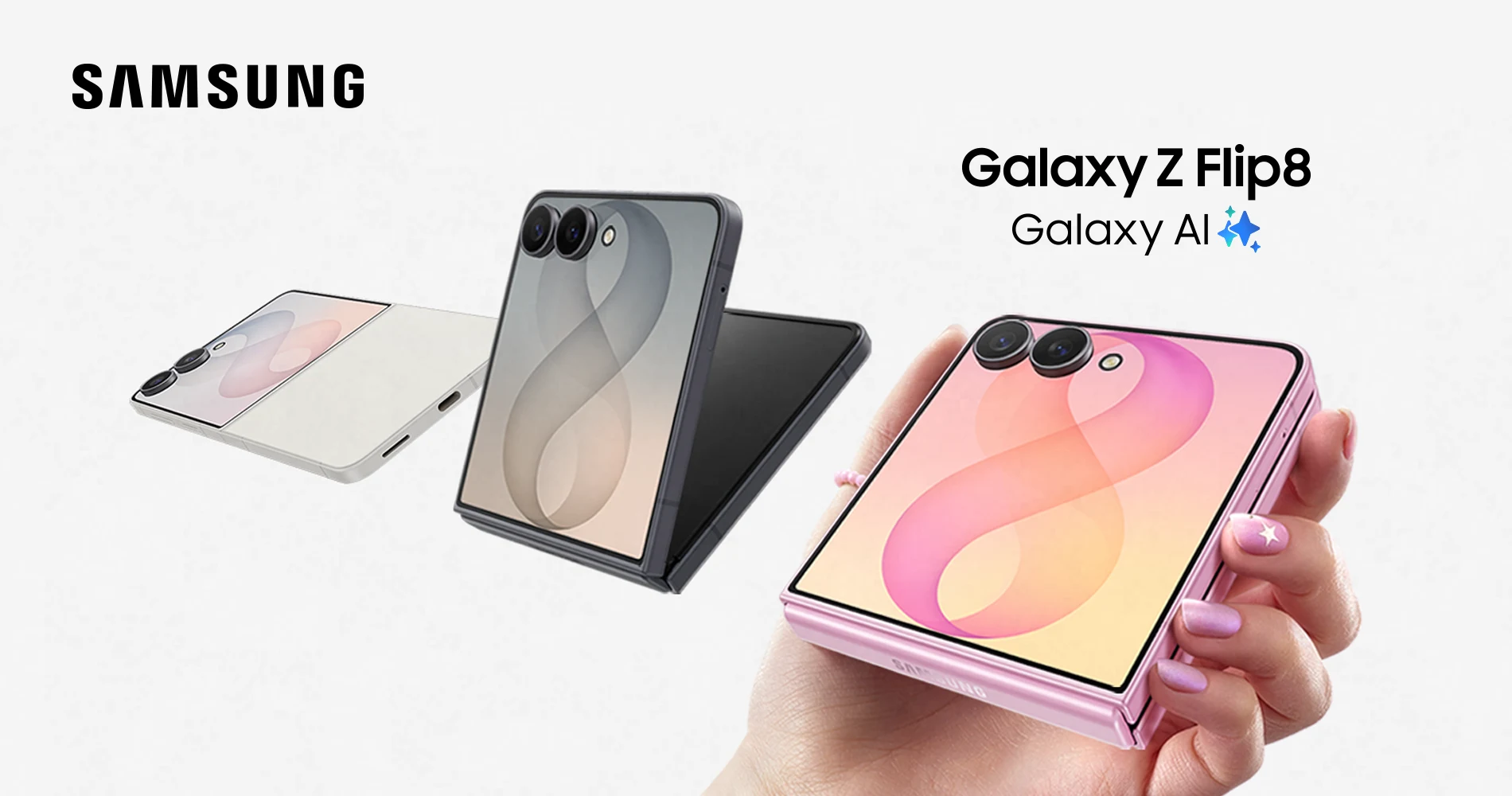 折りたたみスマホは Samsung Galaxy Galaxy Z Flip8 Galaxy AI