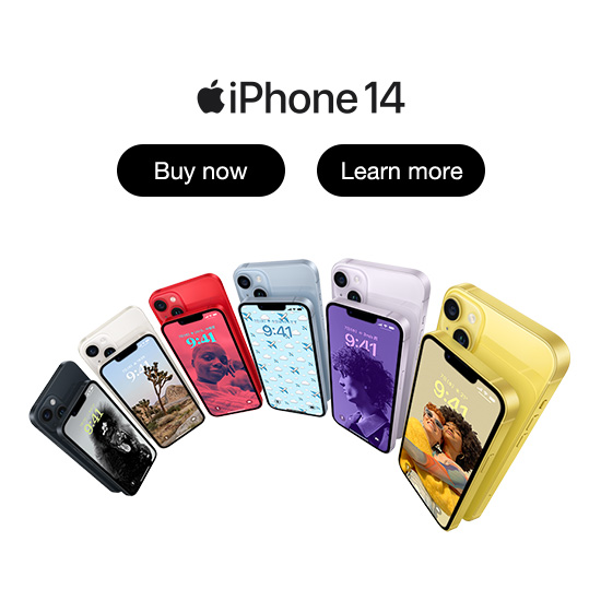 Phone 14　Buy now Learn more