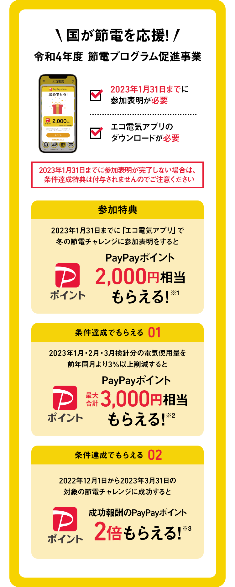 ソフトバンクでんき 冬の節電プログラム | でんき | ソフトバンク