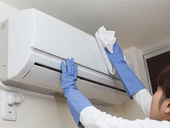 エアコンの吹き出し口と本体カバーのクリーニング方法 その4