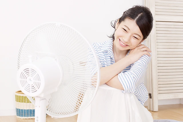 扇風機の「涼」をレベルアップ！ 効率の良い使い方