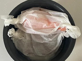 ポテトベーコンのおかかマヨ和えのつくり方