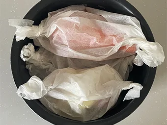 ポテトベーコンのおかかマヨ和えのつくり方