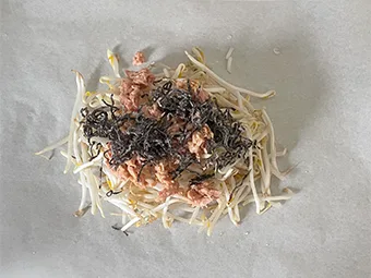 もやしとツナの塩昆布和えのつくり方
