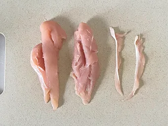 ささみと豆苗のサラダのつくり方