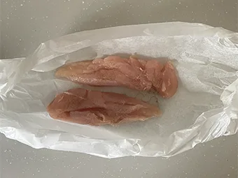 ささみと豆苗のサラダのつくり方