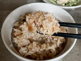 炊き上がり後の工程