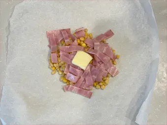 ベーコンとコーンのバター醤油蒸しのつくり方