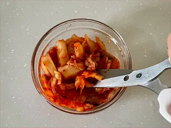 豚キムチチャーハンのつくり方