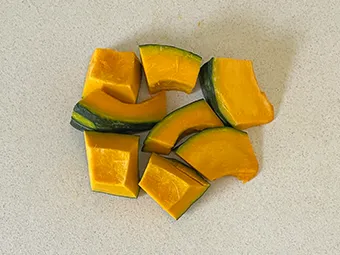 かぼちゃとツナサラダと仕上げ その2