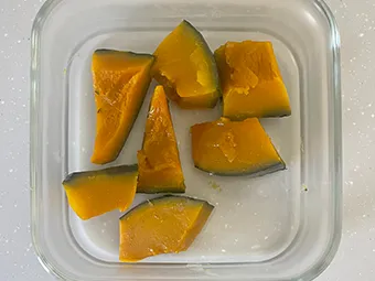 かぼちゃとツナサラダと仕上げ その5