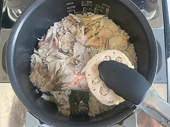 かぼちゃとツナサラダと仕上げ その8