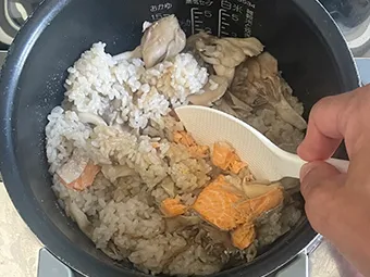 かぼちゃとツナサラダと仕上げ その11