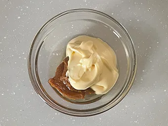 鮭とえのきの味噌マヨ蒸しのつくり方と仕上げ その2