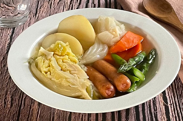 ゴロゴロ春野菜のポトフ