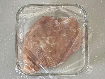 春キャベツの塩レモン蒸し鶏 その3