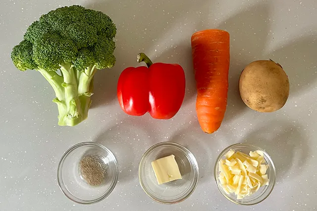 蒸し夏野菜の準備 その1