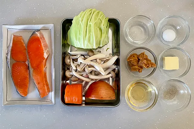 鮭のちゃんちゃん焼きの下準備 その1