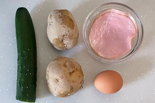 ポテトサラダの下準備 その1