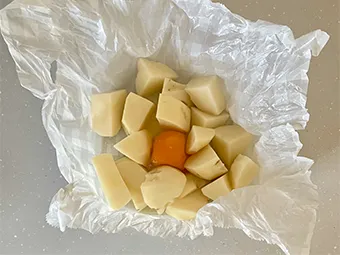 ポテトサラダの下準備 その2