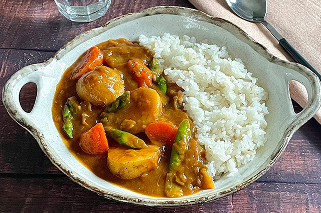 電気圧力鍋でつくる春野菜カレー