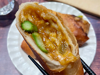 アレンジレシピ：春野菜カレー春巻きのつくり方 その7