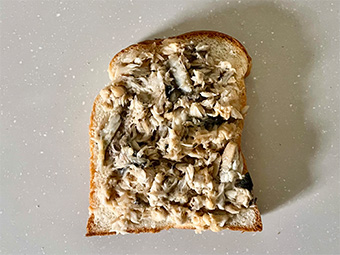 アレンジレシピ：鰆（さわら）の味噌マヨガーリックパンのつくり方 その3