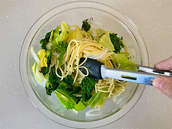 春野菜パスタのつくり方 その10