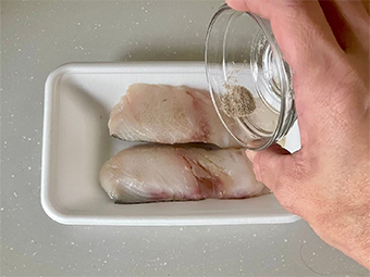 タラのバター蒸しぽん酢のつくり方 その3