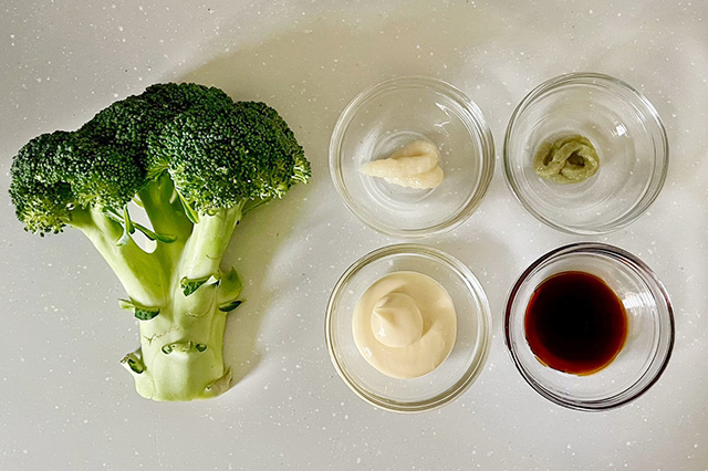 ホロホロブロッコリーのわさび醤油マヨのつくり方鶏大根のつくり方 その1