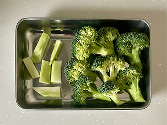 ブロッコリーのわさび醤油マヨのつくり方 その2