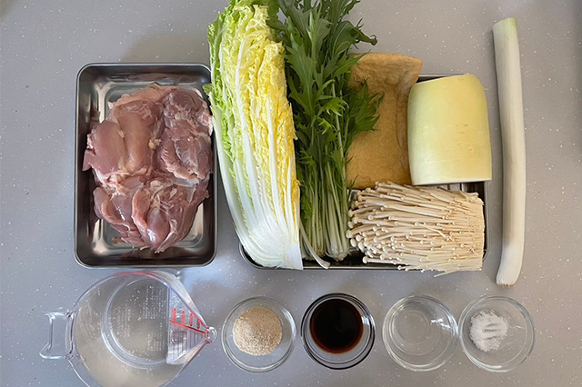 鶏の旨出し鍋のつくり方 その1