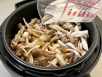 きのこのバター醤油パスタ つくり方3