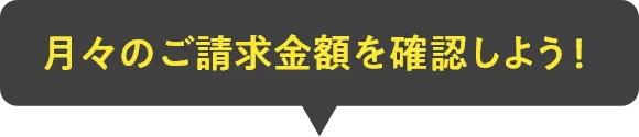 月々のご請求金額を確認しよう！