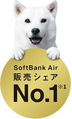 SoftBank Air 販売シェア No.1